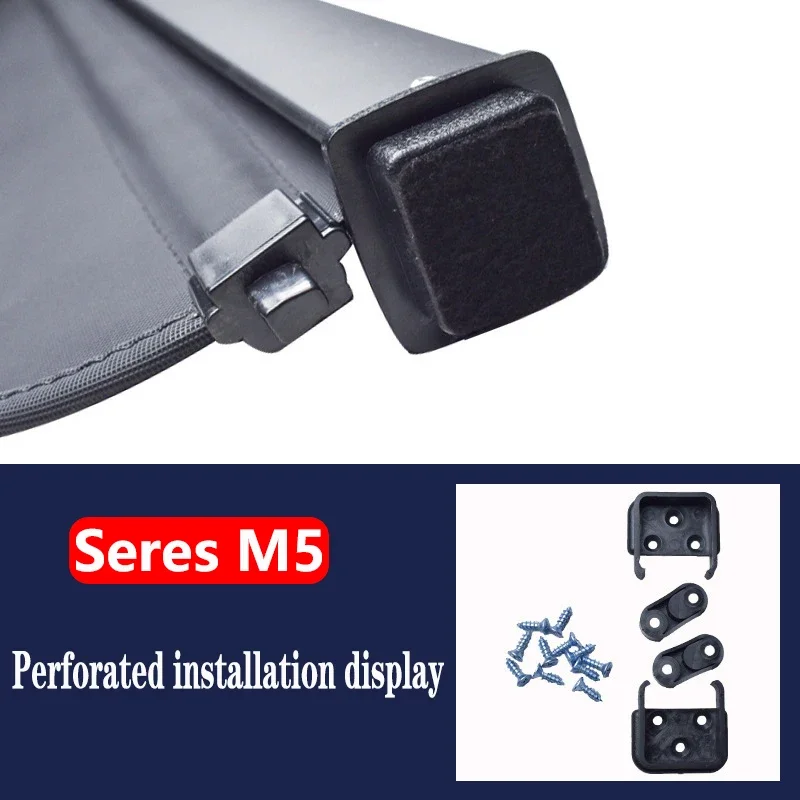 For AITO Seres M5 5 2022 2023 2024 2025 Car Trunk Curtain Auto Retractable Shields Rack Partition Covers Shades Car Accessories