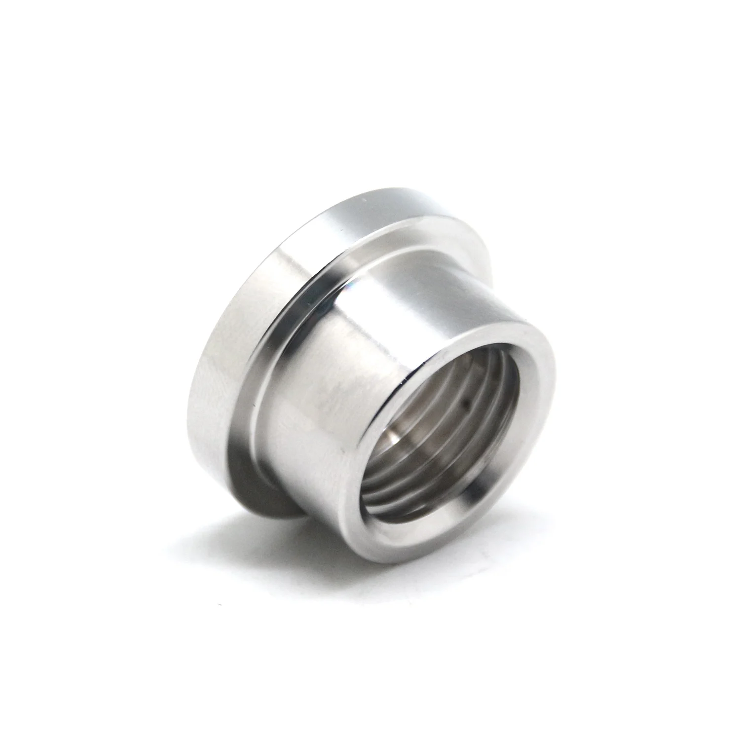 SS304 Female Threaded NPT Stepped Weld Bung Mounting Fitting NPT Female Stainless Steel 304  for O2 Oxygen1/4\