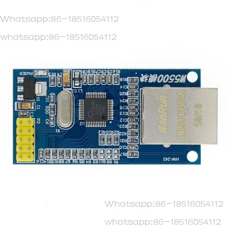 W5500 Ethernet network module, hardware TCP/IP protocol stack 51/STM32 driver development board network