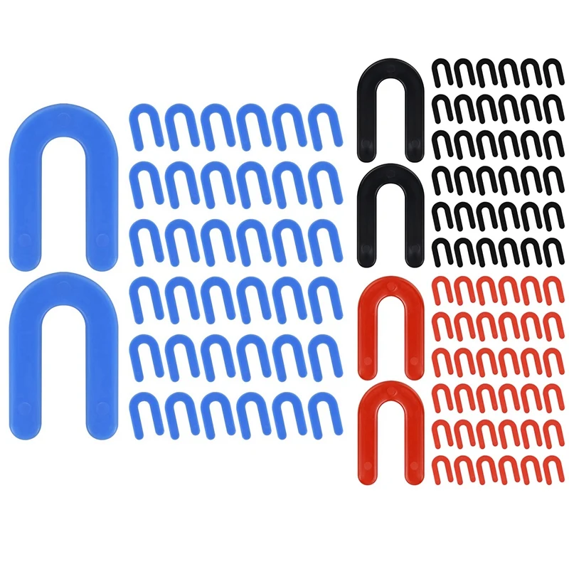 

Tile Leveling System Tile Spacer Horseshoe Spacer U Shape Plastic Tile Leveling Clip, 300PCS