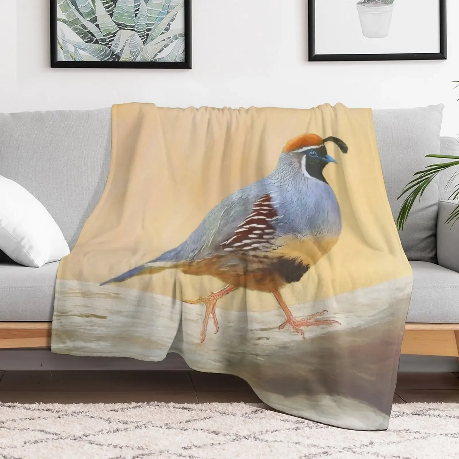 Gambrel's Quail Throw Blanket Luxury Throw decorative Sofa Throw Luxury St Blankets