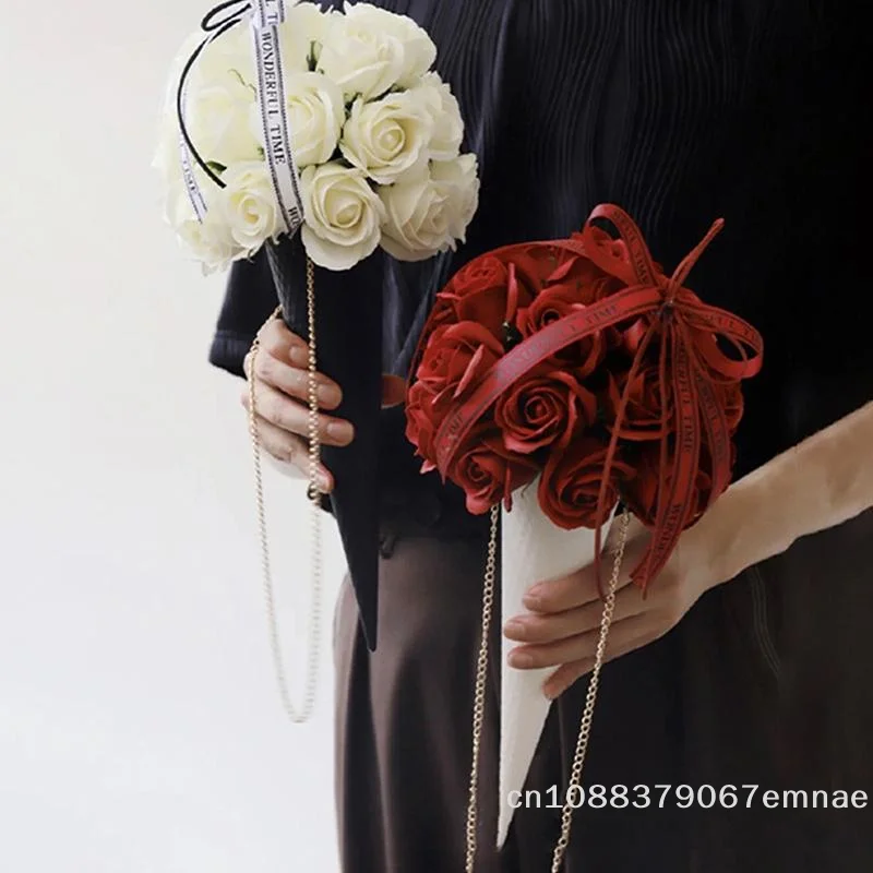 [ZYAS][ZYAS]Ice Cream Cone, Fresh Flower Packaging Paper, Thickened Cardboard, Fresh Flower Packaging Paper[ZYS]