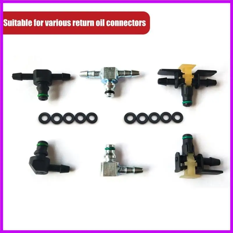 R9CC Pack of 50 Easy Installation Replacement Part Rubber Seals Common Return Oil Backflow Pipe Connector O-Rings
