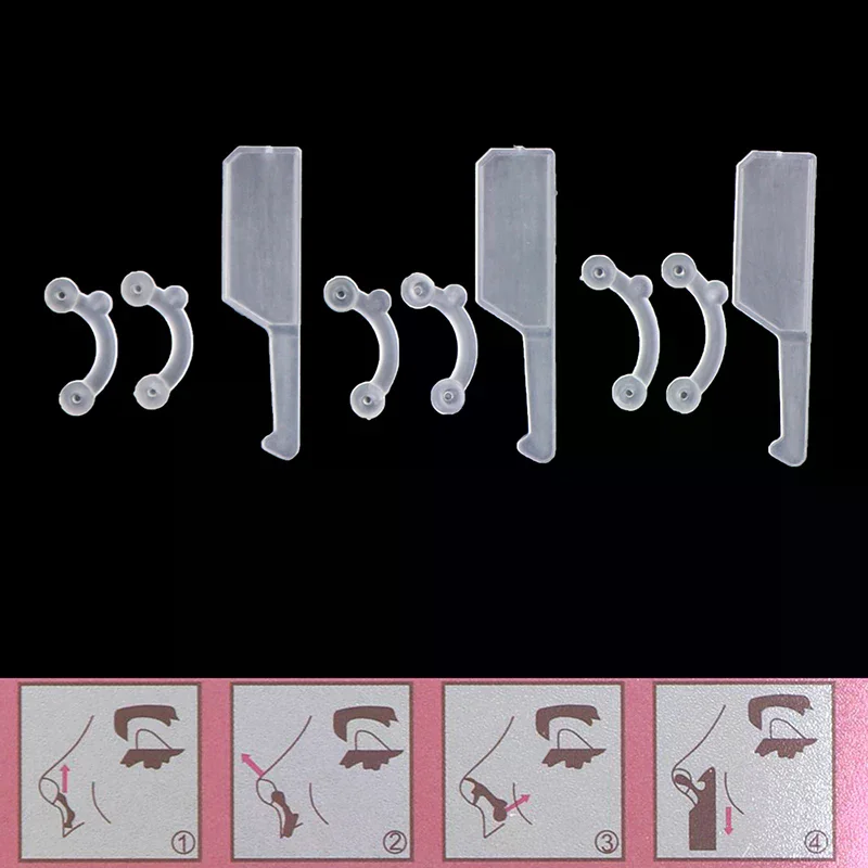 6pcs Massage Tool No 3*sizes Beauty Nose Up Lifting Bridge Shaper Pain Nose Practical Beauty Tool For Daily Care