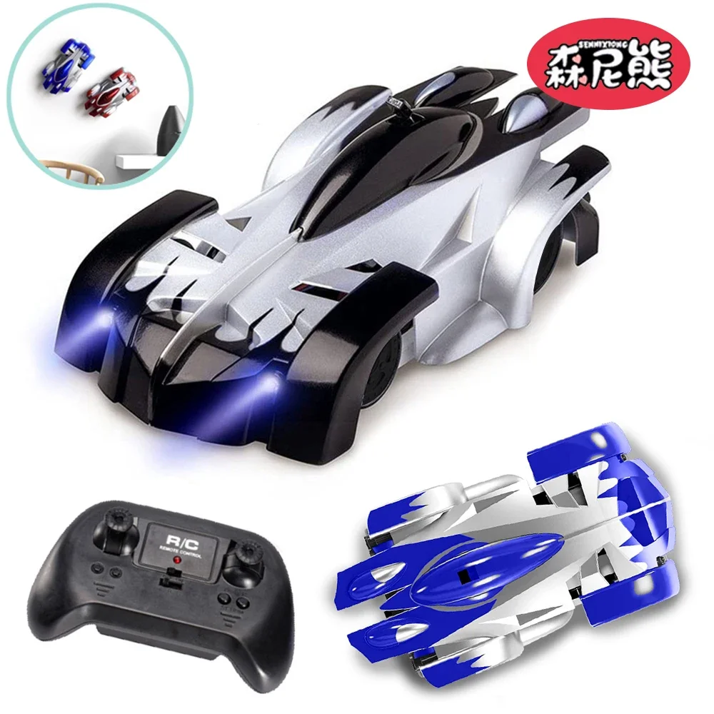 

SENNIXIONG RC 1:24 настенный альпинистский автомобиль с легкой антигравитационной вращающейся на 360° модель электрический трюк дрейфующий автомобиль игрушка для детей