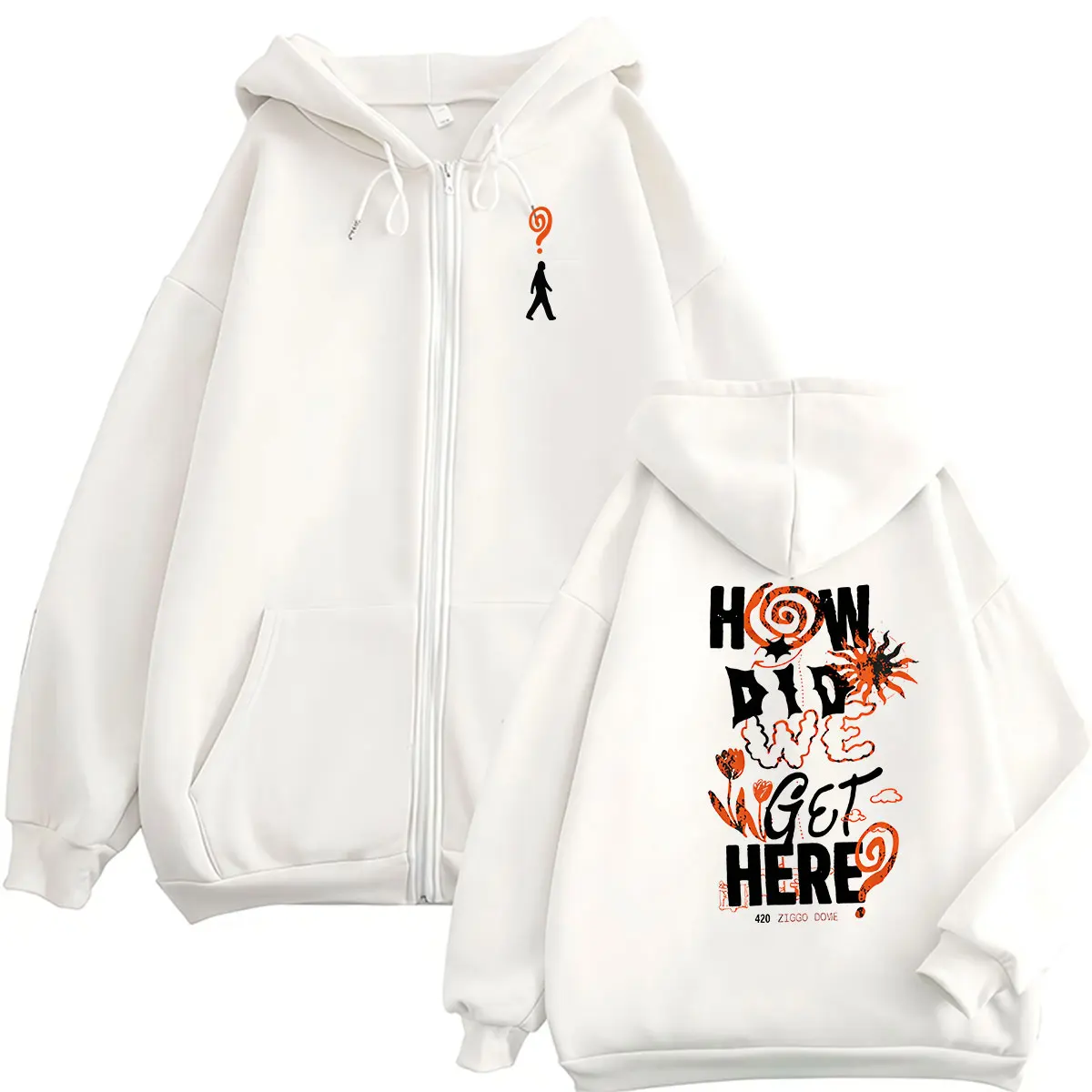 Louis Tomlinson How Did We Get Here Tour 2026 Zipper Hoodie Men Women Vintage Long Sleeve Oversized Jacket Sweatshirt Streetwear