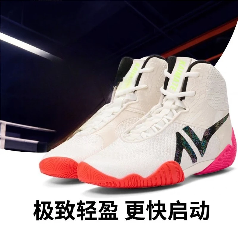

Original Brand Comfortable Anti Slip Wrestling Sneaker Top Quality Wearable Gym Training Shoe Professional Boxing Fighting Boots