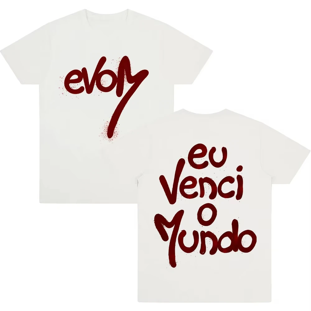 

Camiseta EVOM Veigh Merch T-shirts Graphic Print Vintage Womens Short Sleeve Tee Top Y2k Clothes Summer Breathable O-collar Tee