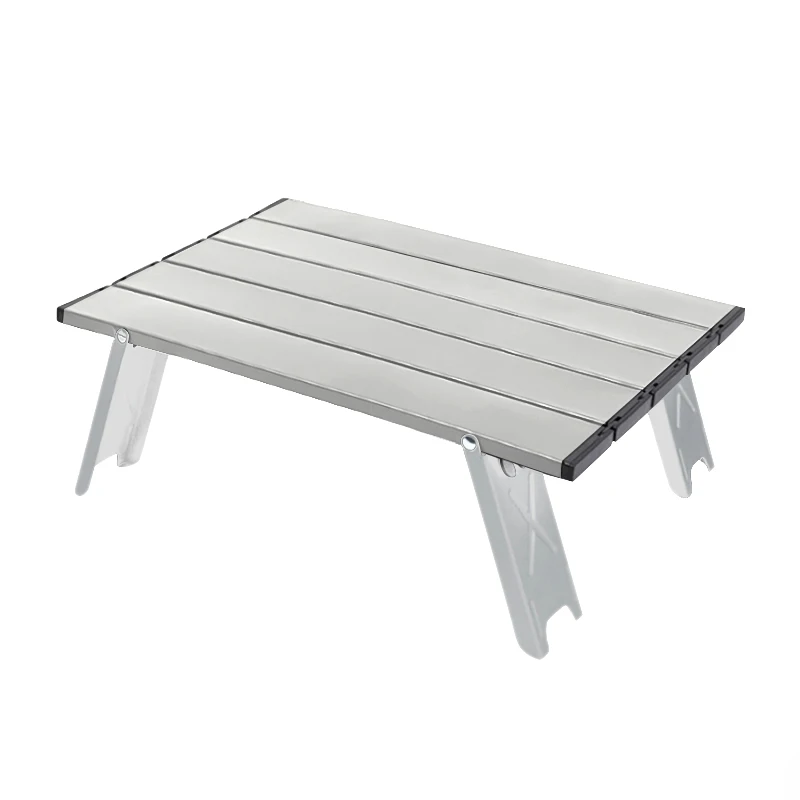 WESTTUNE Mini Camping Table Ultralight Portable Aluminum Alloy Outdoor Table Roll-Up Folding Table for Backpacking Picnic BBQ image 3