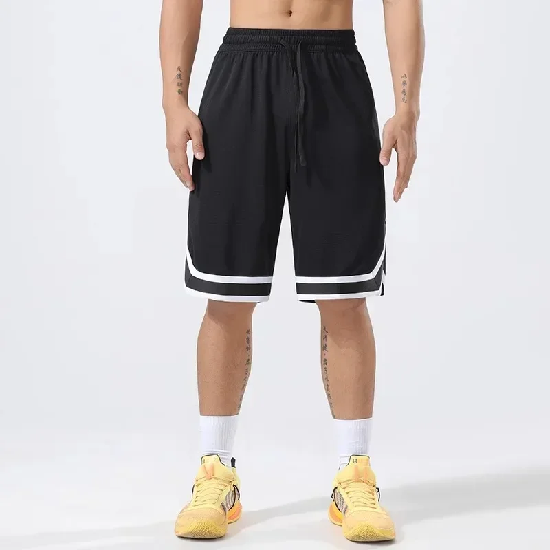 Basketball Five-point Pants Training Pants Sports Quick-drying Breathable Loose Large Size Casual Shorts Quick-drying Game Pants