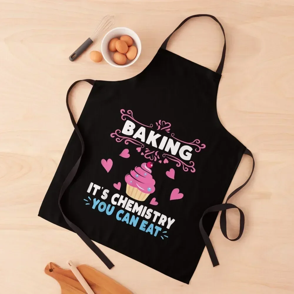 

Baking Is A Chemistry You Can Eat Baker Apron cooks clothes Kitchen New 2022 Year Kitchen Accessories 2022 japanese woman Apron