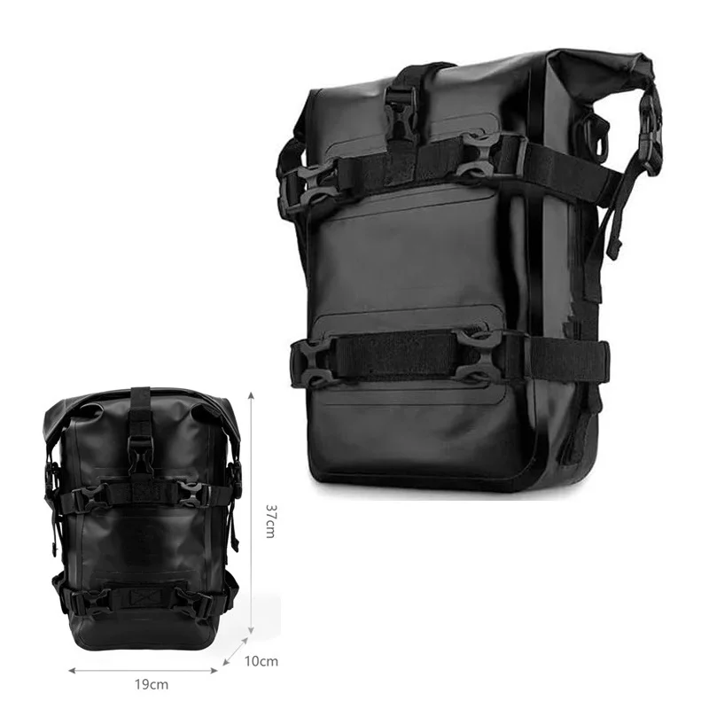 

Motorcycle Universal Tank Bag With Base Waterproof Outdoor Riding Pack Travel Bags Saddle Accessories Frame Crash Bars Bag