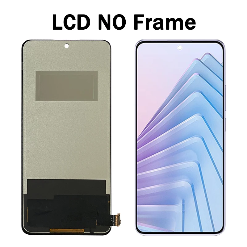 6.67'' AMOLED do Xiaomi Redmi Note 14 5G Ekran LCD z Digitizerem i Ramką do Redmi Note14 5G 24094RAD4G — zdjęcie produktu 5