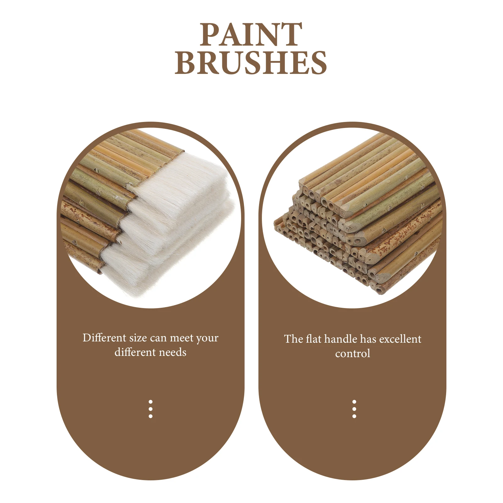

6 Pcs Paint Brush Wool Pen Blending Paintbrush Portable Brushes for Canvas Painting Oil Professional
