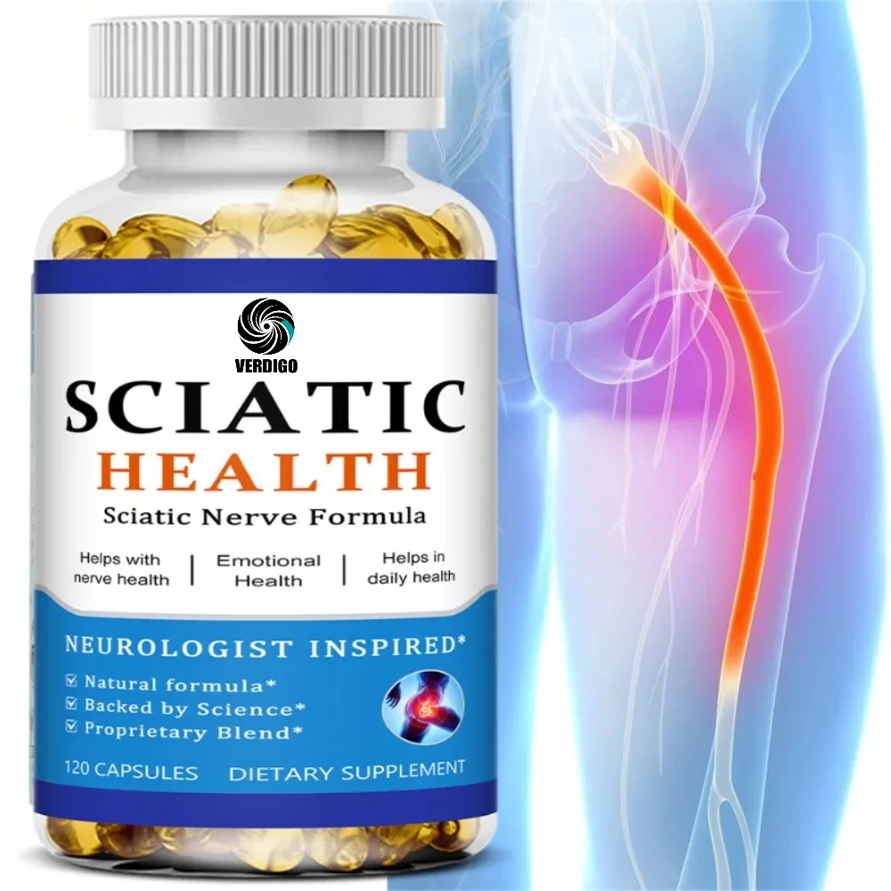 Sciatica Capsules - Improves Nervous System Health,Helps Relieve Joint Pain, Discomfort in The Hips, Legs and Lower Back