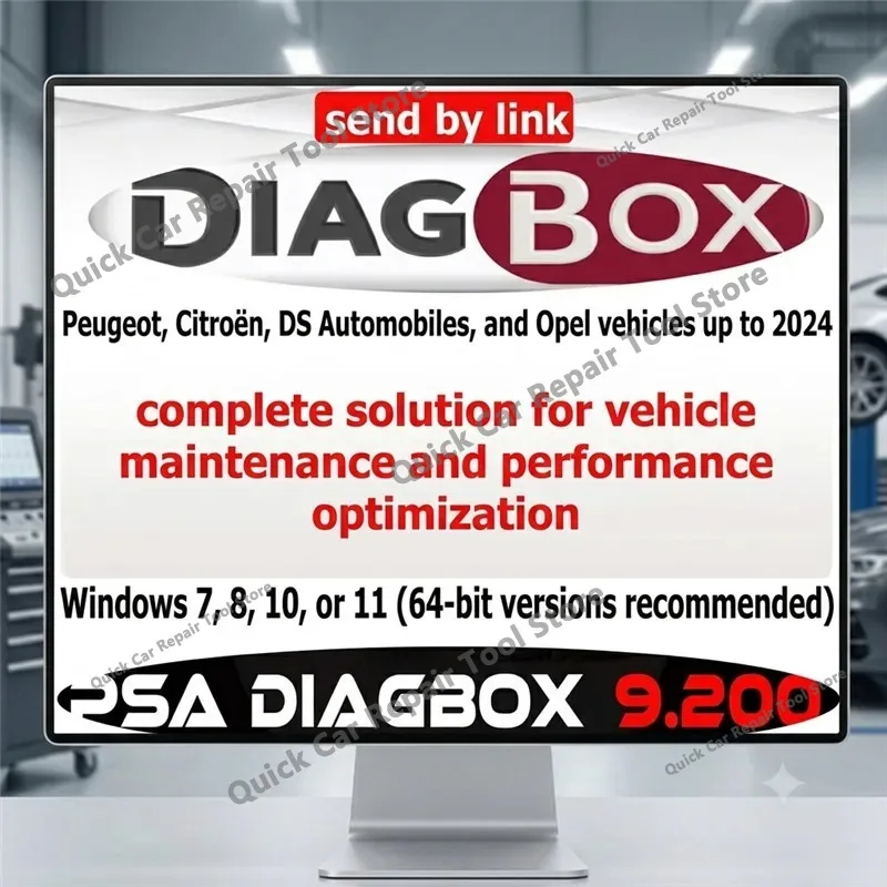 Новейшая версия диагностического инструмента для автомобилей DIAGBOX 9.2 (2026 г.) для моделей до 2024 года, не требует виртуальной машины, инструмент для авторемонта