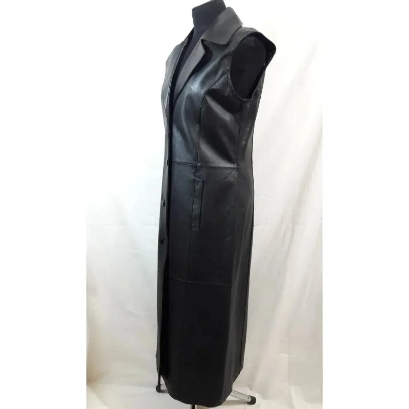 Top Quality Genuine Lambskin Leather Celebrity Dress Coat Fashion Trends