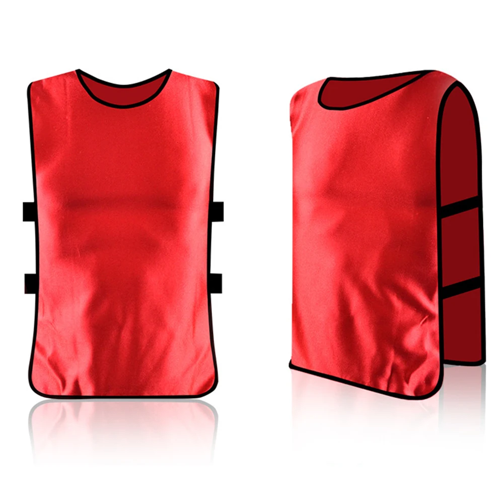 Football Vest Jerseys Fast Drying Lightweight Loose Fitment Polyester Soccer Training 12 Color BIBS Basketball