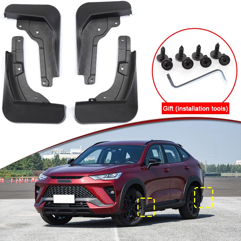 

Car Styling For GWM HAVAL H6S H6 GT 2022 2023 ABS Car Mud Flaps Splash Guard Mudguards MudFlaps Front Rear Fender Accessories