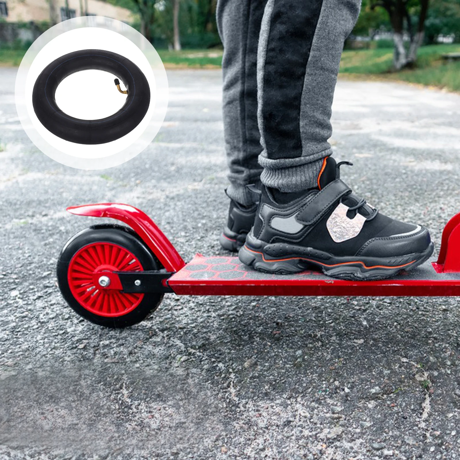 

Electric Scooter Tire Durable Thickened SnowReady Parts Replacement Kick Wheels Rubber Tube