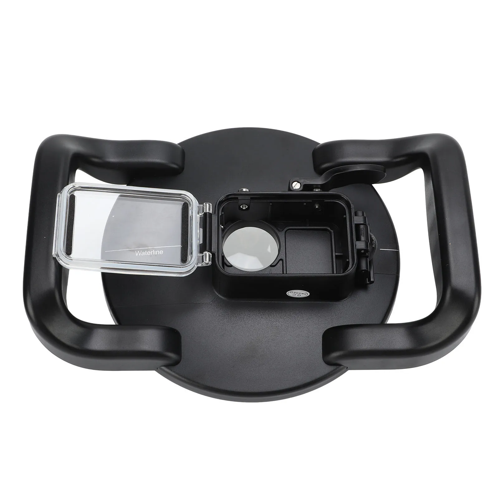 Obiettivo della fotocamera Copertura antipioggia Foto subacquee Video per Azione 1 Fotocamere Porta cupola per immersione Porta cupola per obiettivo Porta cupola a doppia maniglia