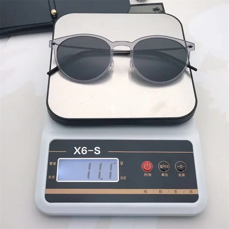 2022 Retro Denmark Design Round Sunglasses For Women Gafas Men Anti-Glare Polarized Glasses Lightweight Screwless Original Box