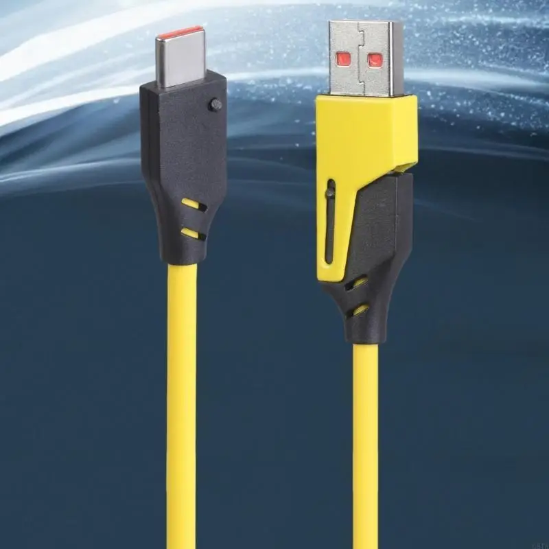 G8TA 65W Type C+USB to Type C Retractable Data Cable High-Speed 480Mbps Transmission