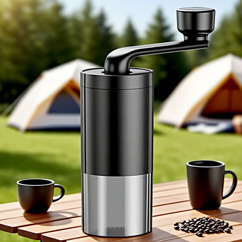 

New Hand Cranked Coffee Grinding Device Portable lightweight Handheld Bean Mill for Home & Travel Manual Coffee Grinder 917