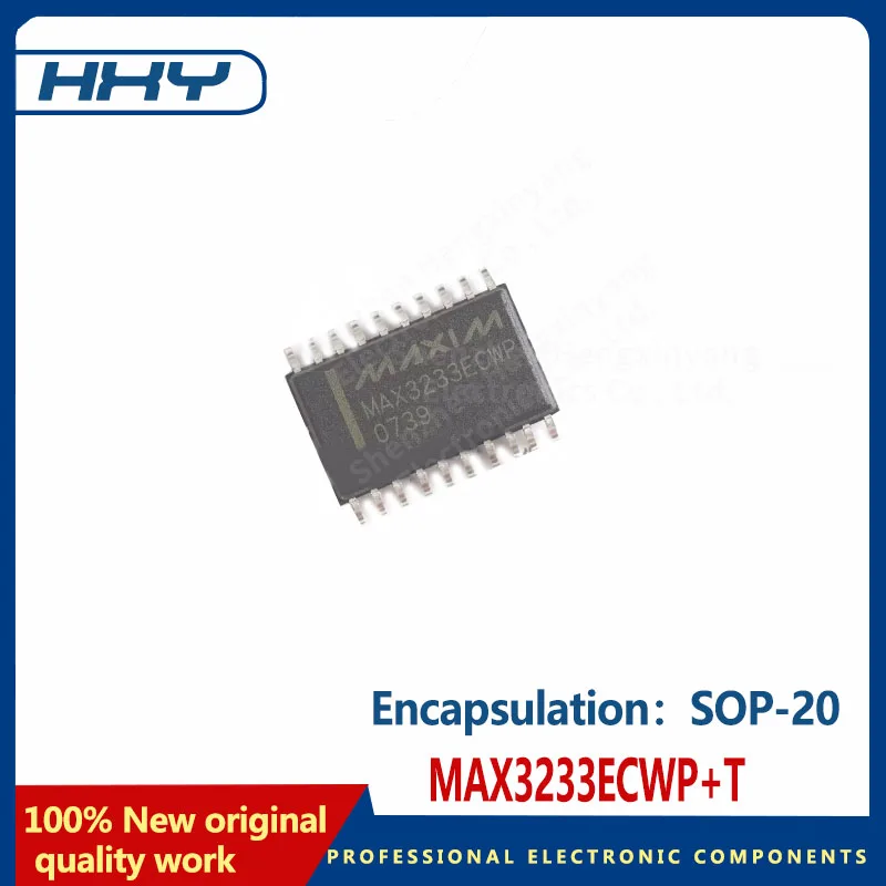 1PCS   MAX3233ECWP T patch SOP-20 line driver