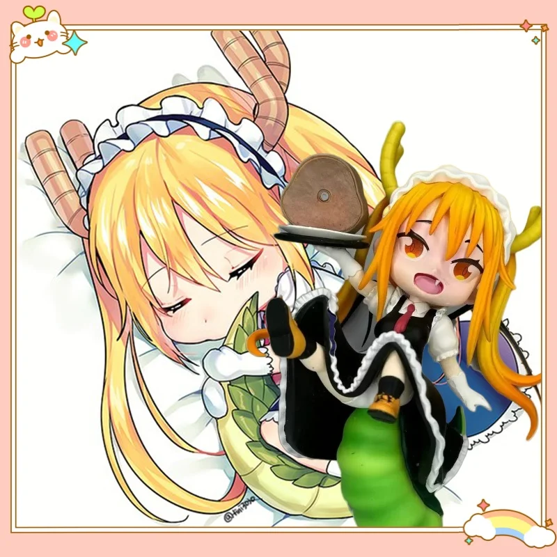 

15cm Hot Anime Miss Kobayashi'S Dragon Maid Figure Tohru Anime Figure Q Version Tohru Pvc Desktop Ornaments Doll Collection Toys