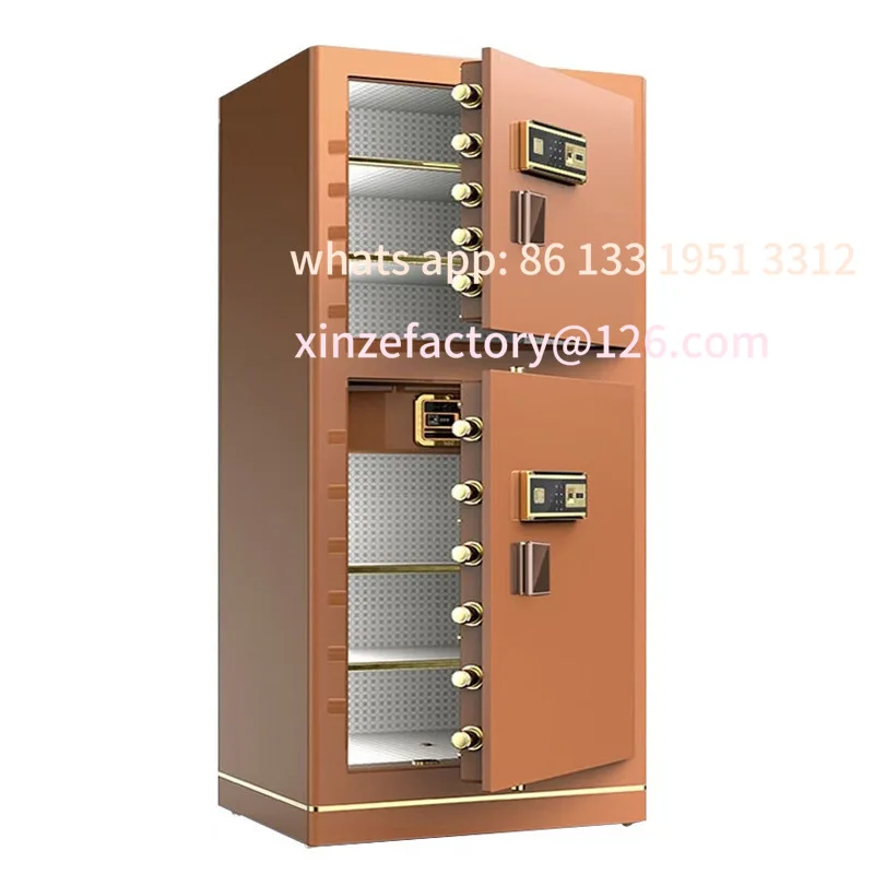 

Customizable Home Office Safe 1.2m 1.5m 1.8m All Steel Double Door Smart WIFI Anti-theft Fingerprint