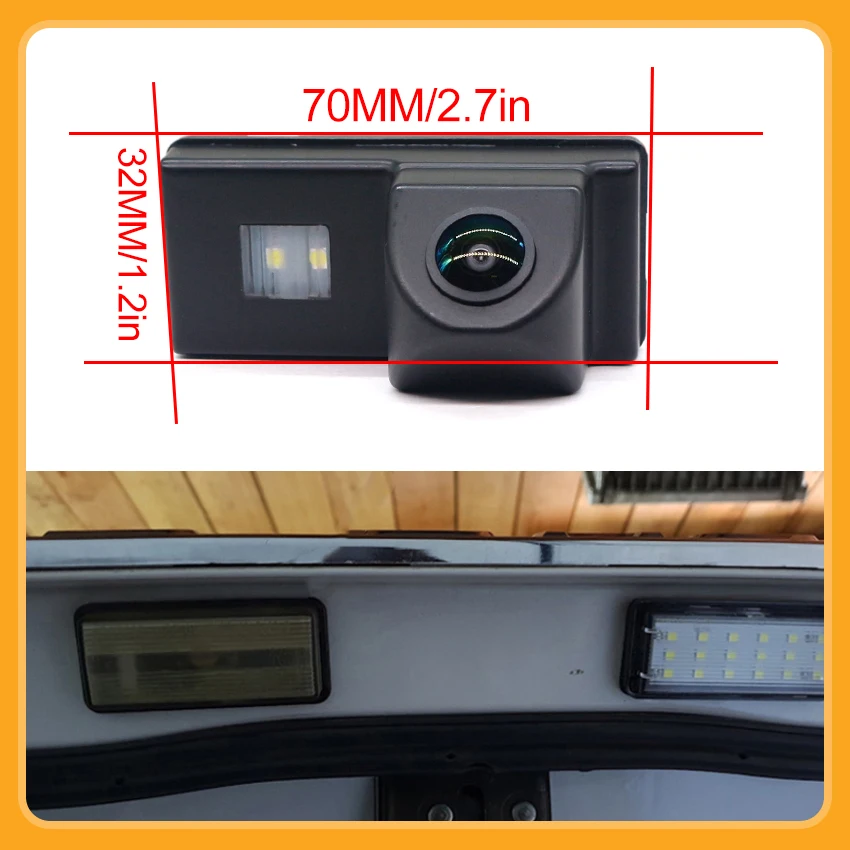 

CCD HD AHD Fisheye Rear View Camera For Toyota Land Cruiser 100 LC100 1998-2007 Car Reverse Parking Backup Monitor Night Vision