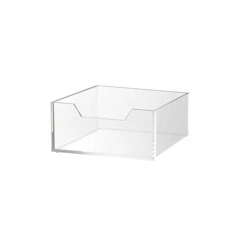 Acrylic Storage Bin for Coffee Capsule Snacks Stationery Cosmetics Holder Organizers Clear Acrylic Box for House&Office Organize