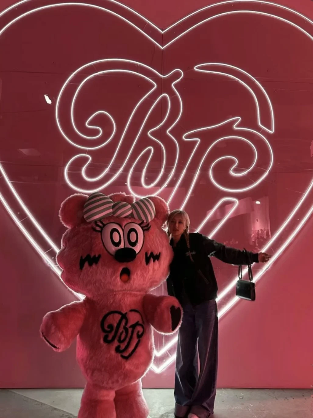 معطف جيني بارك للحفلات الموسيقية مطرز بحروف من جلد البولي يوريثان طويل من Jaet للبيسبول Sle معطف نسائي عصري