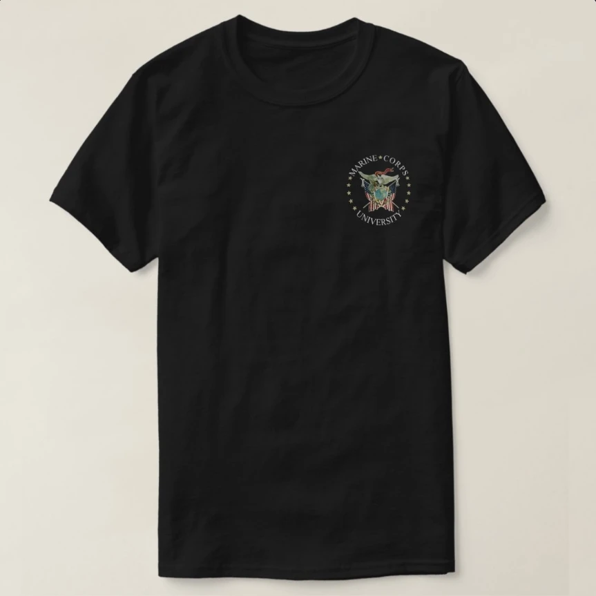 US Marine Corps University T-Shirt 100% Cotton O-Neck Short Sleeve Summer Casual Mens T-shirt Size S-3XL