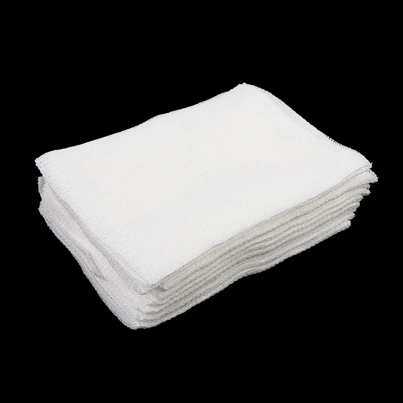 10pcs Gauze Pad Cotton First Aid Waterproof Wound Dressing Sterile Medical Gauze Pad Wound Care Supplies 8*10cm