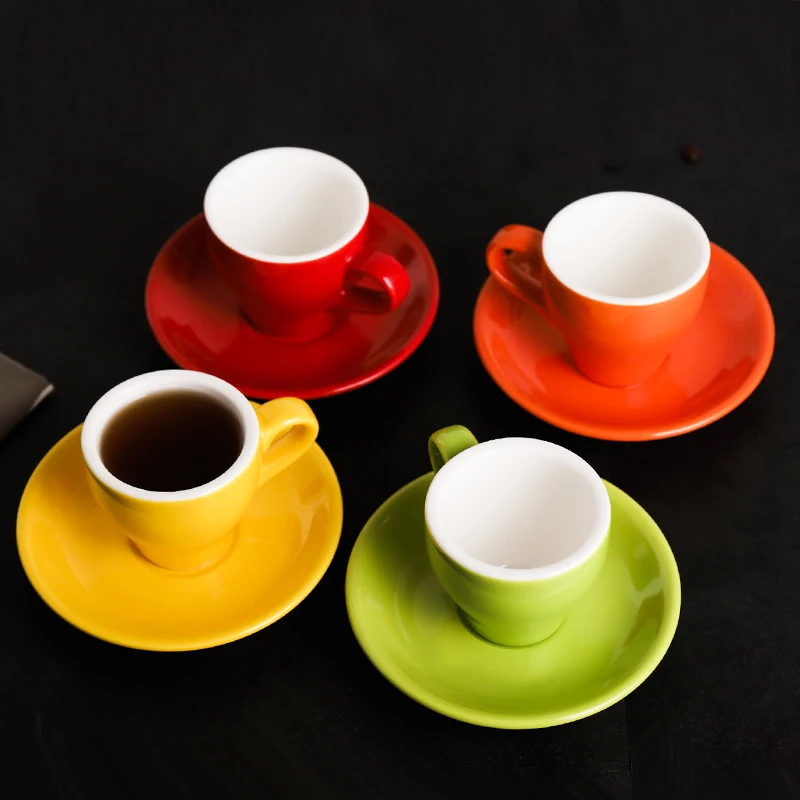 Nordic Modern Coffee Cup and Saucer Set Ceramic  Creativity High Quality Luxury Coffee Cups Ceramic Platillo De Taza Mug CuteCup