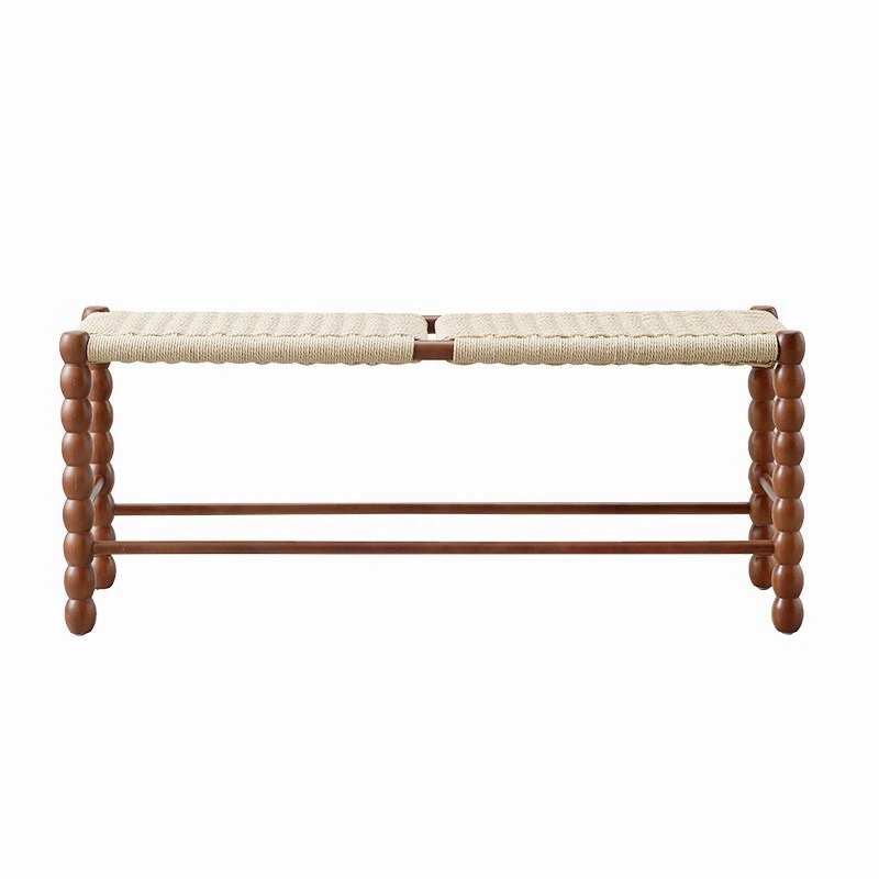 

ins medieval shoe changing stool solid wood bench simple bed stool small square stools household dressing stools creative