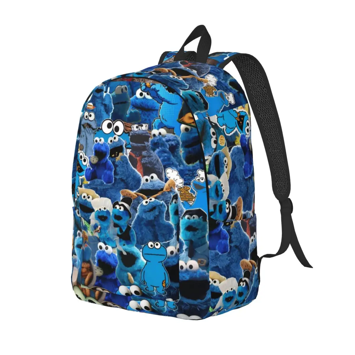 Cookies Anime Monsters Backpack for Men Women Casual Student Business Daypack Cookie Laptop Computer Shoulder Bag Gift view 2