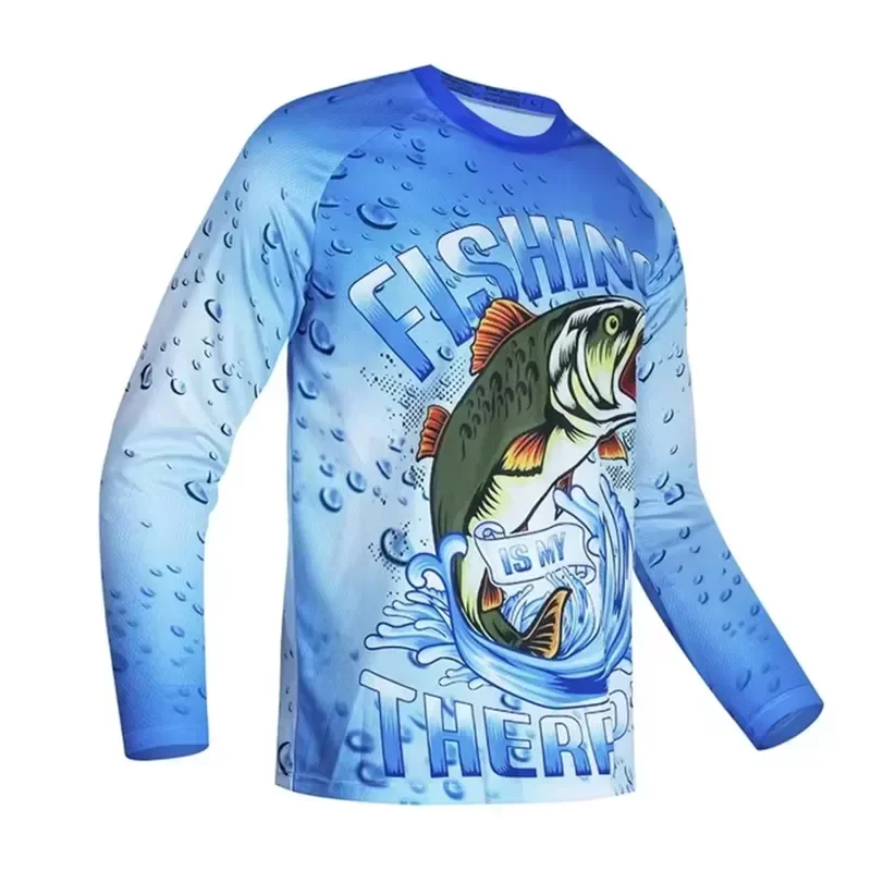 3D Print Casual Long Sleeve Boy’s T Shirt 2026 Fishing Graphic Tee Kids Fashion Outdoor Sportswear Children Clothing 2-10y