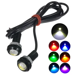Car LED Light 18mm Eagle Eye Light 9W Thin Rogue Screw Counterattack Reversing Lamp Waterproof LED Car Light