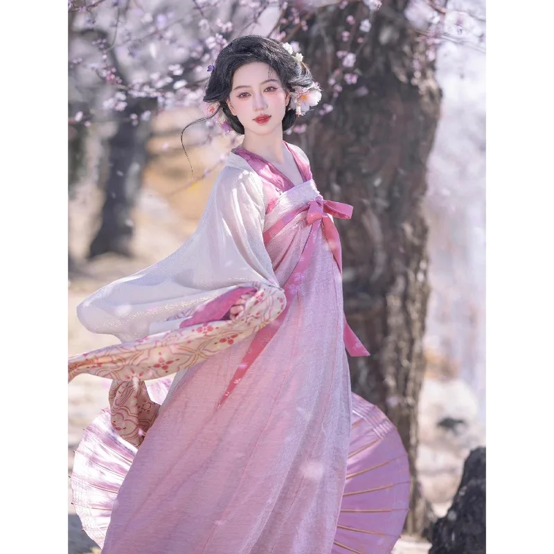 Original Tang Dynasty Famen Temple one-piece dress, chest-length spring and summer suit