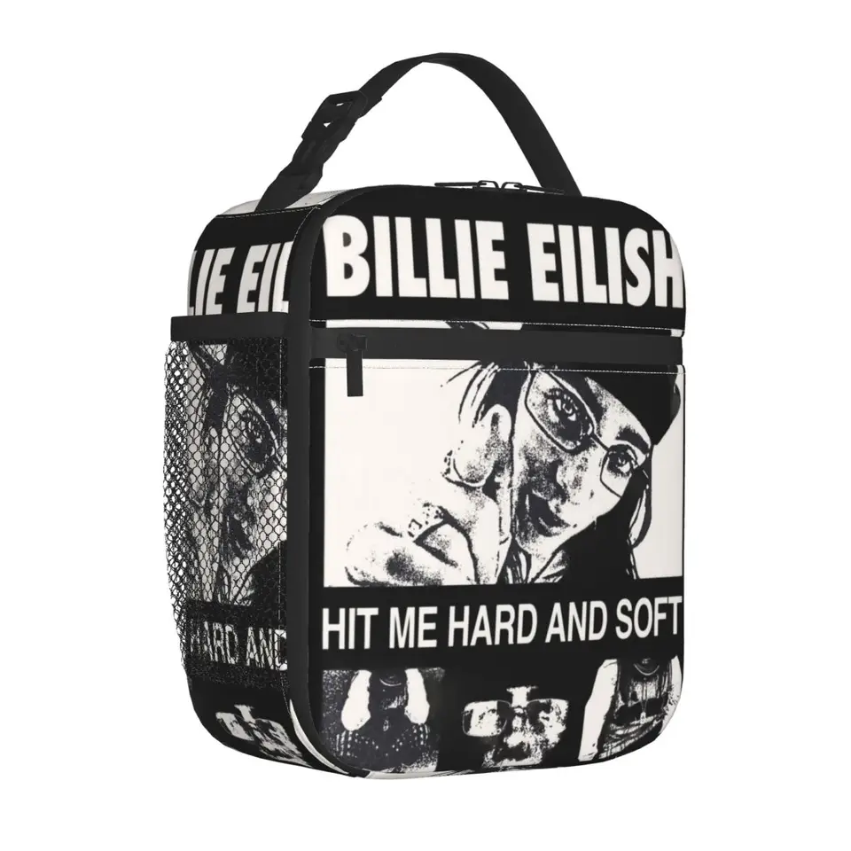 B-Billie-Girl E-eilish Insulated Lunch Bags Cooler Bag