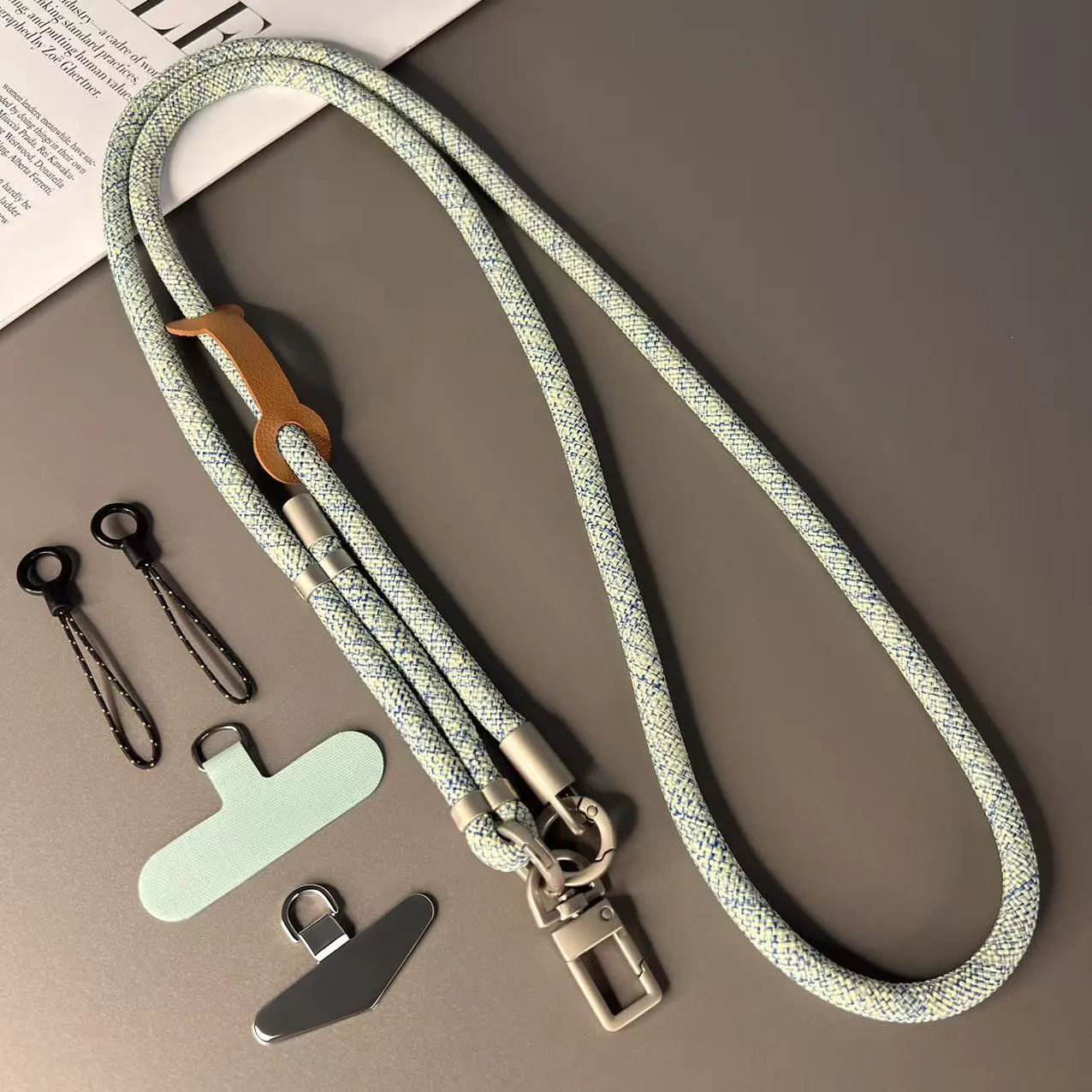 Adjustable High-End Crossbody Phone Lanyard