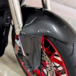 Motorcycle Front Fender For Ducati 1198 1098 848 Mudguard Splash Guard Hugger Wheel Cover Fairing Accessories Carbon Fiber Black
