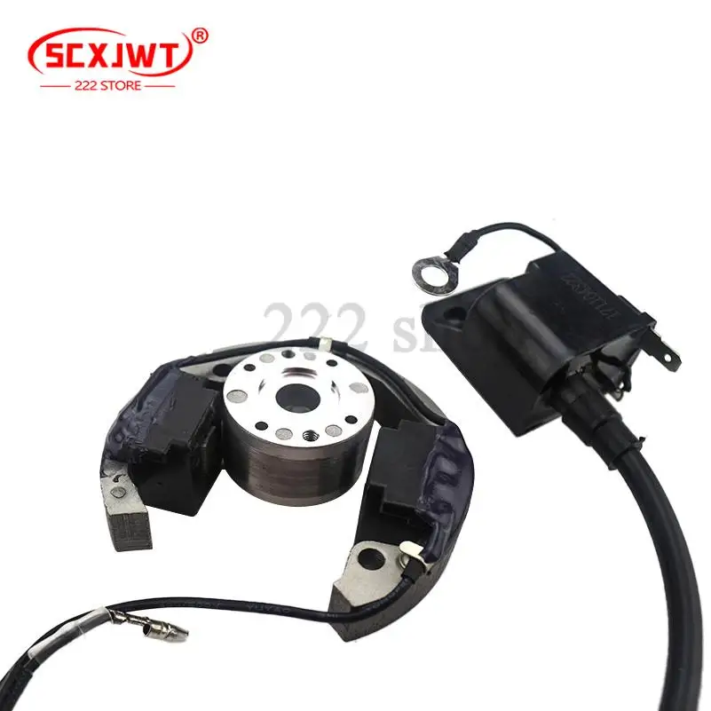 دراجة نارية ملف الإشعال المغناطيسي لفائف الجزء الثابت دولاب الموازنة عدة ل 50 SX 50cc كبار جونيور SR JR 50 2001-2008 #5