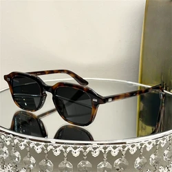 Lemtosh GATKES High Quality Acetate Oval Style Women Sunglasses Men Retro Outdoor Eyewear Luxury Brand Shades With Original Case