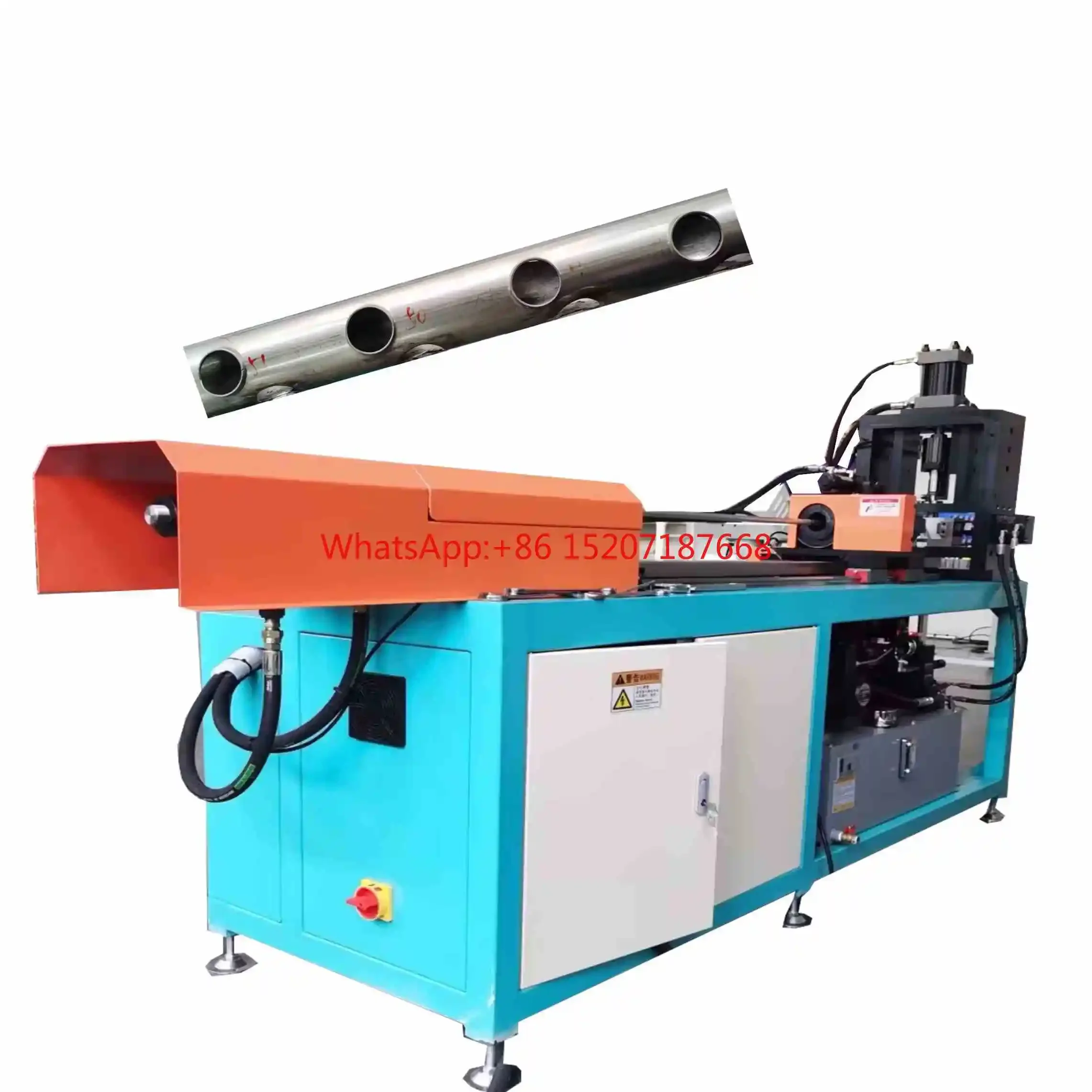 

High Precision Stainless Steel Tube Drillin Machine with PLC Control for Automated Production