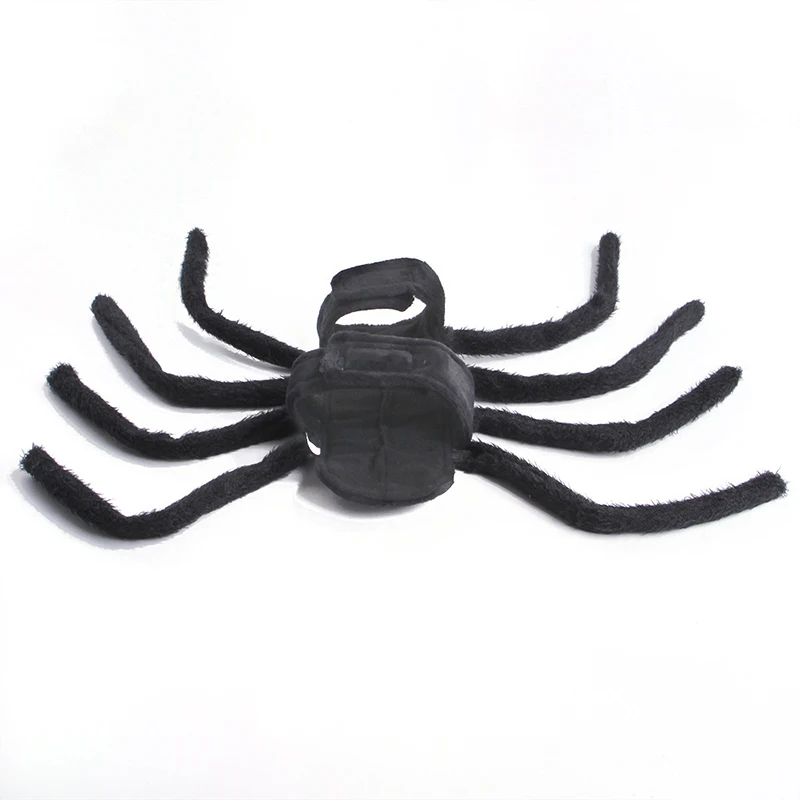 Halloween Pet Costume Black Spider Cosplay Costume Halloween Funny Dress Up for Cat Small Medium Large Dogs Pet Accessories