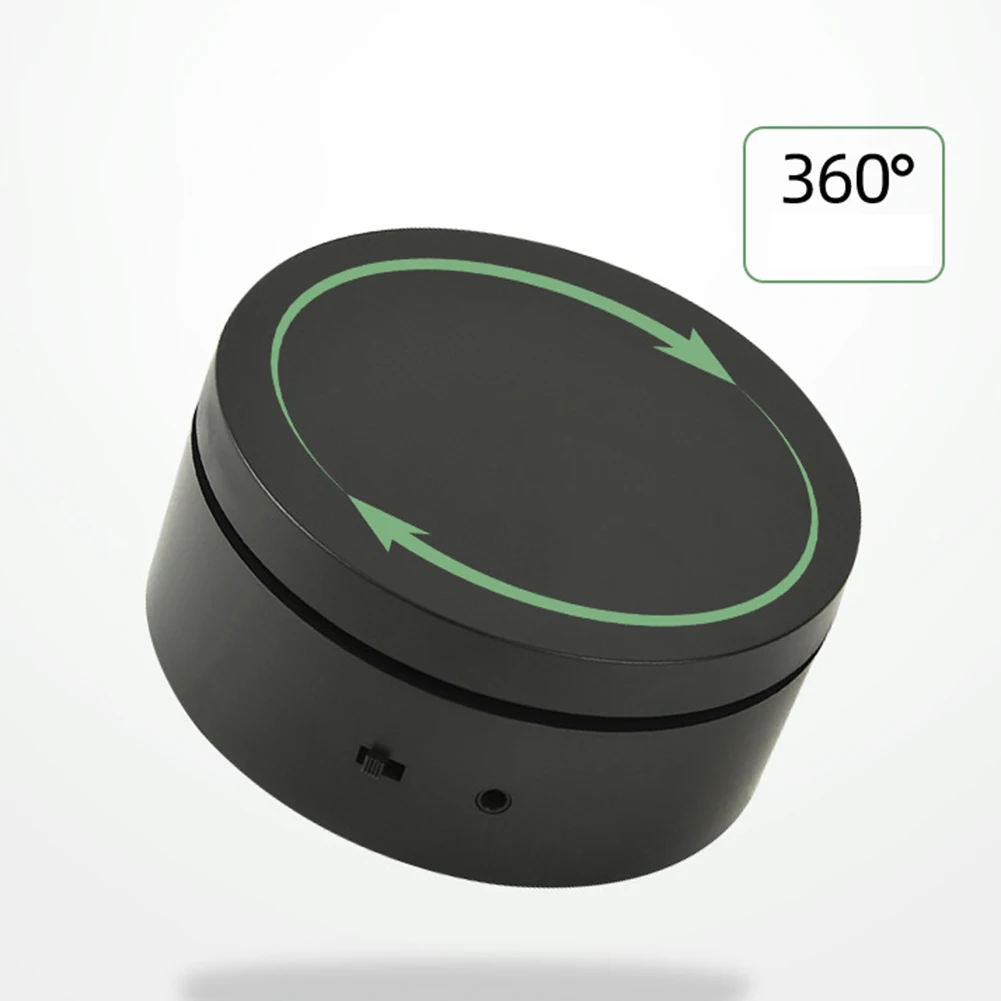 

Electric Rotating Display Stand, 360° Rotation Adjustable, USB Rechargeable, Suitable For Video Props, Jewelry, Footwear, Etc.